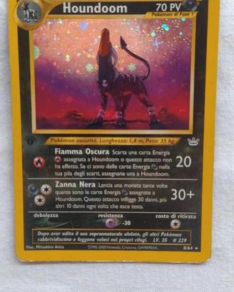 Houndoom carta prima edizione