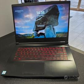 PC da gaming - MSI Thin intel i7, 16gb RAM, GTX166
