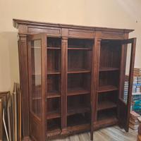Vetrina libreria legno massello del 900