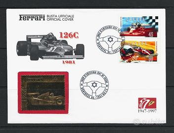 4 buste Ferrari con “gold foil replicas"
