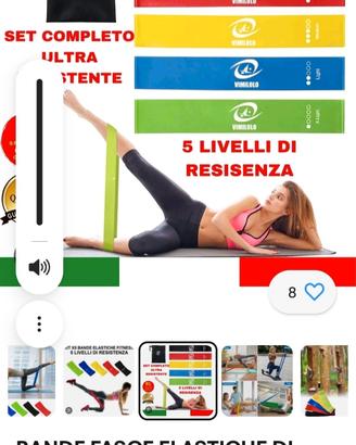 fitness fasce elastiche