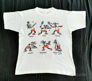 Maglietta bambina/o Walt Disney Tennis Pippo