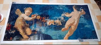 Quadro Grande Angeli e Putti Classici 