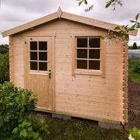 CASETTA DI LEGNO NINA230 295x250x234h spess. 28mm