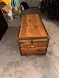 Baule vintage per arredo