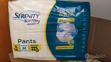 SERENITY PANNOLONI Tg.M 14 pezzi Soft Dry Sensitiv