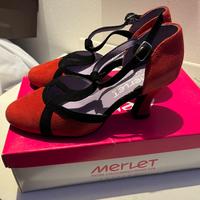 Scarpe da ballo Merlet Latino Tango Liscio