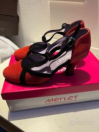 Scarpe da ballo Merlet Latino Tango Liscio