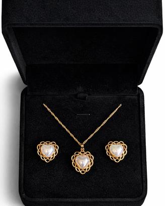 Collana & Orecchini Set Gioielli Elegante
