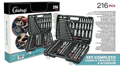 Set Chiavi Cricchetto 216 Pezzi