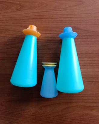 Kit Tupperware camping  olio aceto e sale  viaggio