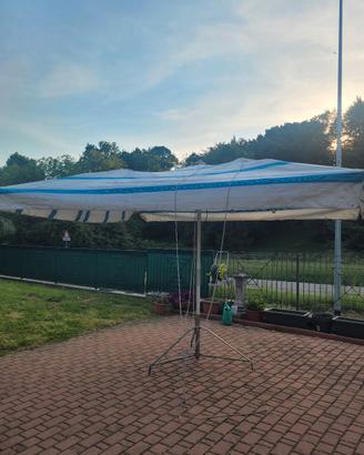 Maxi Ombrellone 3x4m con Luci e Treppiede - Dispon