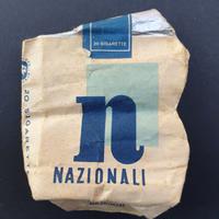RARISSIMO PACCHETTO SIGARETTE NAZIONALI ITALIA ‘50
