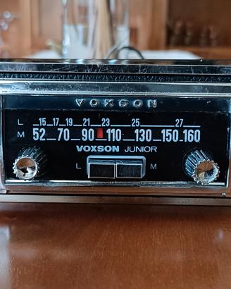 VOXSON JUNIOR autoradio d' epoca 