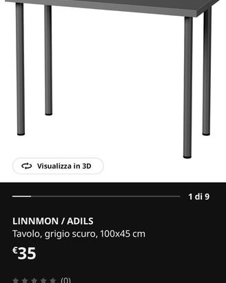 scrivania Ikea 100x45