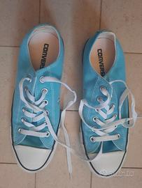 Converse all star azzurre nr 39 mai utilizzate