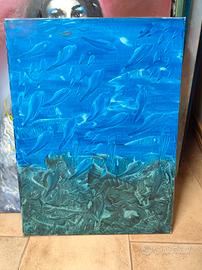 Opera dipinto di Cesco Soli - Olio su Tela 60x80