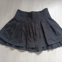 Gonna cotone nera XS