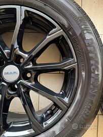 Cerchi Mak R16 - fori 5x100 - con gomme estive