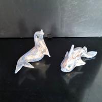 Duetto  La Murrina  formato da  foca  e pesce in v