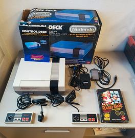 Nintendo NES Control Deck MATTEL PAL A ITA Box + S