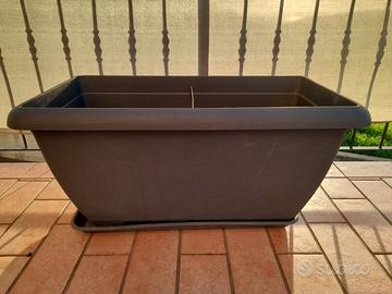 Cassetta cm 80 rettangolare da giardino