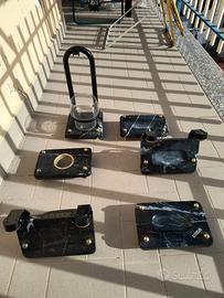 servizio bagno in marmo nero marquinia