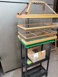 Gabbia per uccelli atigianale