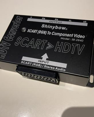 Shinybow SCART-RGB To Component Audio Converter
