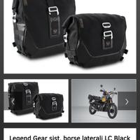 Borse laterali Scram 411 Royal Enfield Tela/Pelle