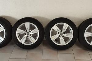 4 cerchi originali + gomme Audi A4 205/60r16 🔘🔘🔘🔘