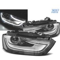 FARI PER AUDI A4 B8 12-15 DRL NERI