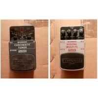 Pedali Behringer multi-FX e tuner