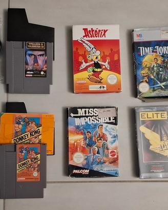 mega lotto videogame Nintendo Nes boxati completi 
