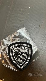patch blauer brillantinato