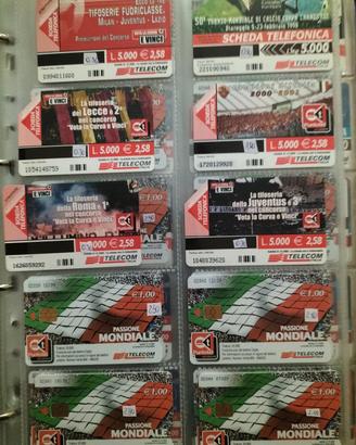 schede telefoniche tiratura limitata 