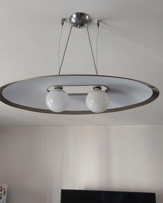 Lampadario moderno a sospensione con doppia luce