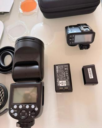 Flash Godox V1s Sony + Trigger X2TS  +Kit AKR1