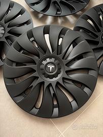4 copri cerchi Storm neri - Tesla Model Y 19"
