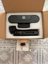 VIZOLINK W8GS Webcam 4K con Microfono Treppiede