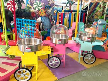 Attrezzature Dolciarie Pop Corn e Zucchero Filato
