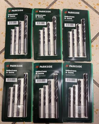Set punte parkside a legno