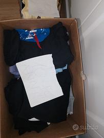 Scatola abbigliamento bimba 10/12 anni