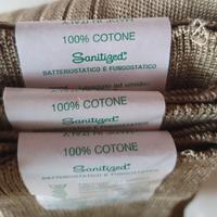 Calze lunghe in cotone verde militare - Tg. 42.
