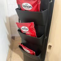 Porta cialde, zucchero, stick e bicchierini