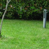Paletto grigio led da giardino