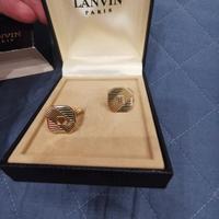 Gemelli da polso  Lanvin Paris Vintage color Oro 