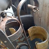 lampadario in ferro battuto 