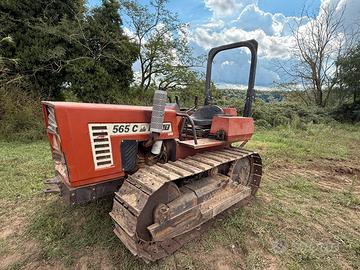 TRATTORE CINGOLATO FIAT 565 C 58CV, FORCA, PALETTA
