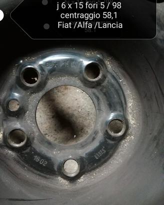 cerchi , gomme e borchie originali Alfa Romeo 